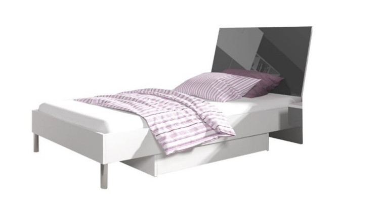 Dormitorio moderno Armario Cama Mesita de noche Mesa 5 piezas Juvenil infantil