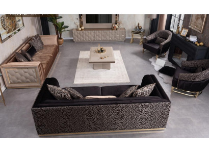 Conjunto de sofás de 3+3+1+1 plazas, sofá tapizado, sofá de salón, sofás, sofá