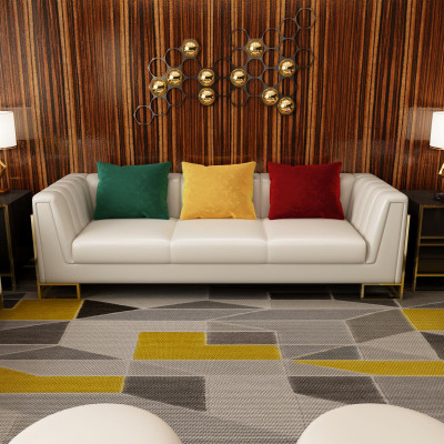 Sofá de cuero conjunto de sofás sofá de salón 3+2+1 plazas diseño moderno sofá