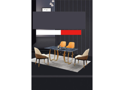 Mesa de comedor Conjunto de mesas de comedor Conjunto de mesas de sala de estar de madera de diseño