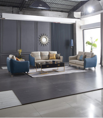 Sofá de 2 plazas Sofá de diseño Sofás Tapizados Sofás de tela Relax Asientos modernos