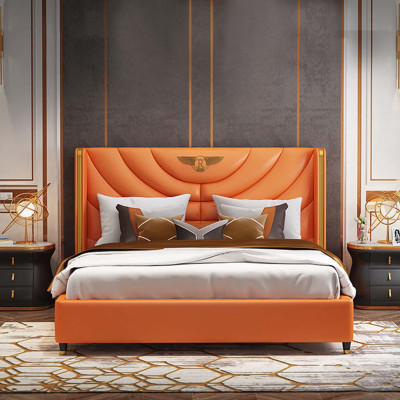 Dormitorio cama mesitas de noche 3 pzas. Set diseño camas de lujo madera cama doble NUEVO