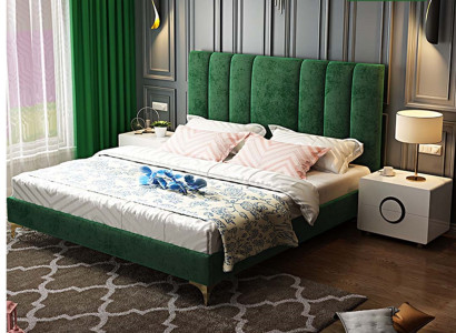 Cama acolchada diseño lujo doble hotel decoración camas matrimonial dormitorio cuero