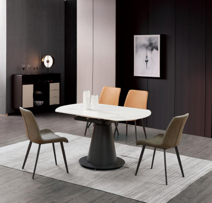 Mesa redonda de diseño Mesa de comedor Comedor Sala de estar Mesas 150x90
