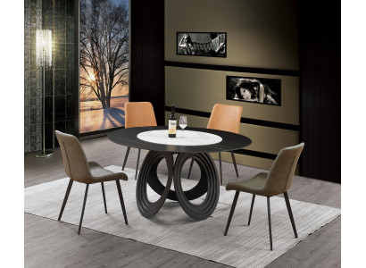 Conjunto completo de mesa de comedor 4 sillas Juego de comedor Grupo de comedor Mesa de madera