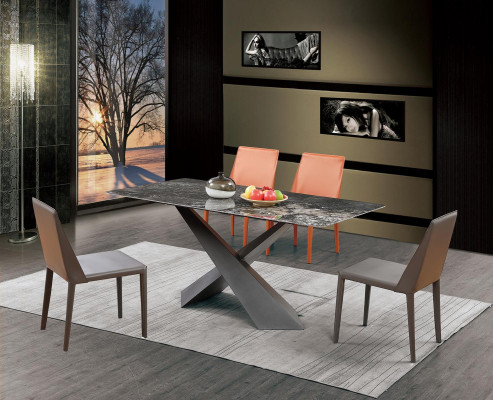 x Beine columnas mesa comedor mesas 180x90 muebles de diseño de lujo mármol