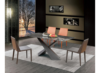 x Beine columnas mesa comedor mesas 180x90 muebles de diseño de lujo mármol