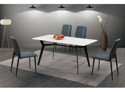 Mesa de lujo Conjunto de mesa de comedor de 5 piezas con muebles completa