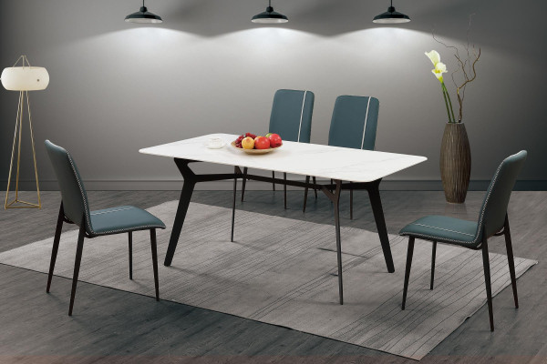 Lujo Mesa de comedor Mesa moderna Muebles italianos Mesas de comedor Mármol