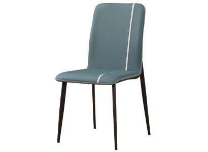 Silla de diseño textil tapizada Sillas Sala de estar Comedor Nuevas 1x Sillón