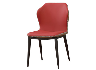 Silla 1x Diseño de lujo Silla de diseño Tapizado Asiento Respaldo Oficina Comedor Madera Nuevo.