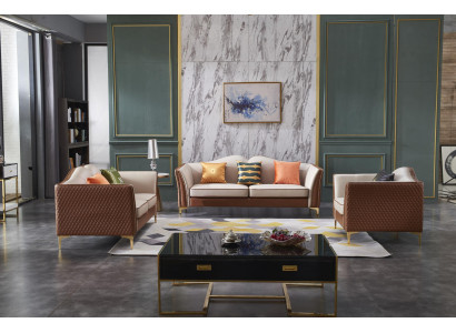 Sofá conjunto de 3+2+1 plazas Sofá clásico conjunto de sofás de salón decorativos nuevos