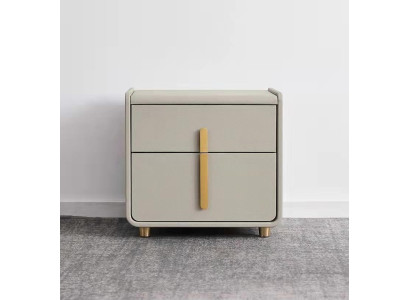 Diseño de mesa de noche decorativa de consola de metal brillante para mesas de consola de dormitorio.