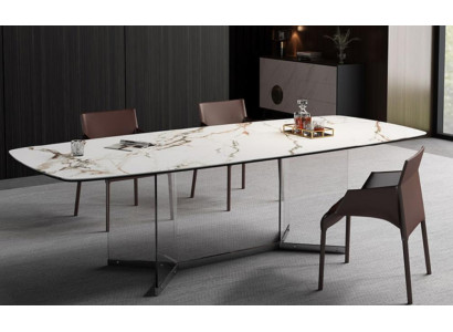 Diseño de mesa de mármol, mesas de salón, mesa de comedor de acero inoxidable, mesa de comedor moderna.