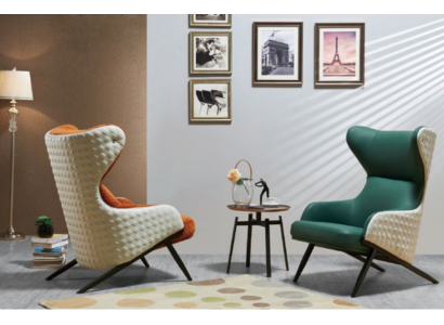 Sillón de sala Sillón de club Respaldo Reláx Lectura Lujo Sillas Nuevas Tumbonas