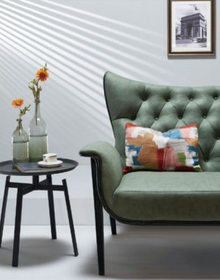Sofá Chesterfield de 2 plazas, diseñador tapizado de sofá conjunto de sofás de dos plazas.