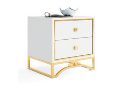 Mesa mesita de noche Sofá Mesa Mesa auxiliar Mesa para cama con cajón Blanco