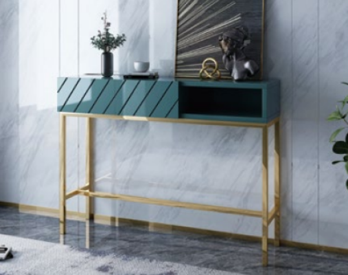Mesa de madera de diseñador, mesa de consola, mesa de consola, mesas de consola, tocador