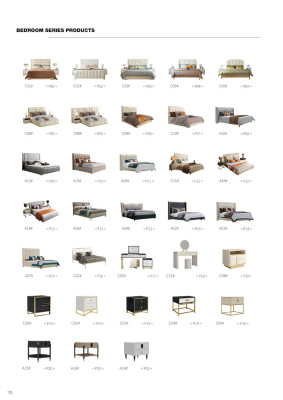 Cómoda de diseño noble Sideboard Italiano Cómodas Bajas de Cuero