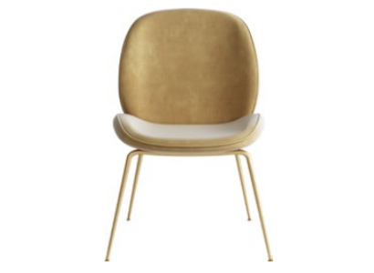 Silla 1x diseño de lujo acolchado sillas de diseñador asiento respaldo oficina comedor.