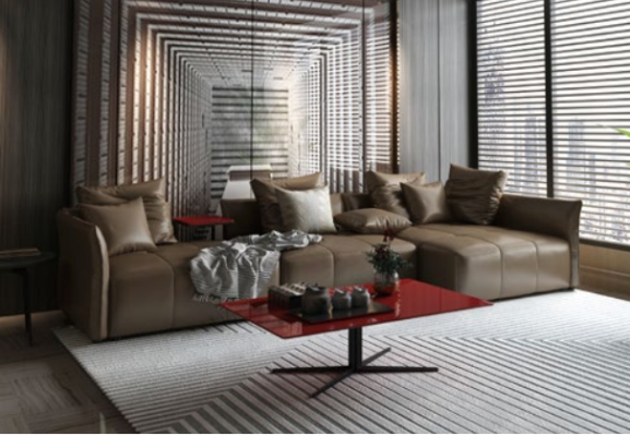 Diseño sofá acolchado conjunto de sofás seccional de salón sofá acolchado asiento