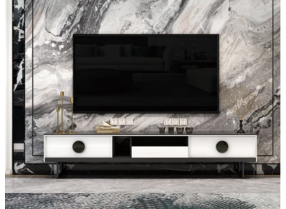 Mueble de televisión de 200 cm, armario de televisión, aparador, cómoda, armario de sala de estar nuevo.