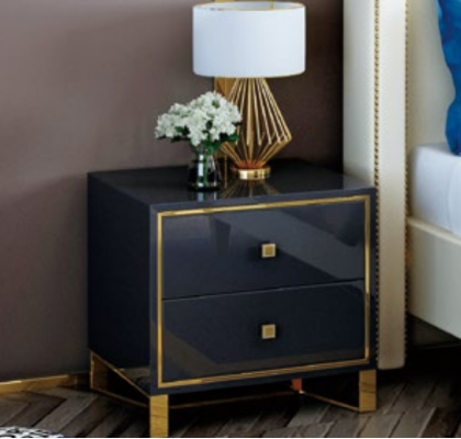 Mesitas de noche decorativas, mesilla de noche, consola de noche, mesa auxiliar, mesitas de noche.