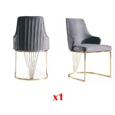 Silla de comedor estilo italiano tapizada silla de lujo sillas sala de estar