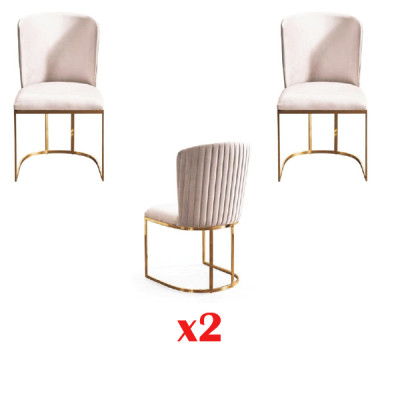Estilo italiano Conjunto de diseño Sillas tapizadas Sillón Grupo de sillones