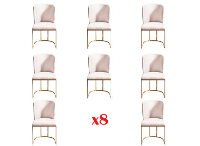 Diseño 8x sillas conjunto grupo tapizado Gastro Nuevo comedor silla conjunto sillón