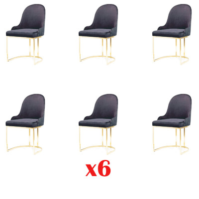 Cocina grupo de comedor Set silla set asiento acolchado madera 6x sillas Nuevo
