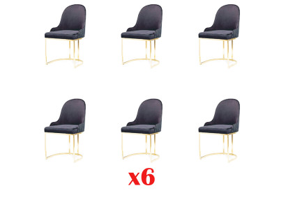 Cocina grupo de comedor Set silla set asiento acolchado madera 6x sillas Nuevo