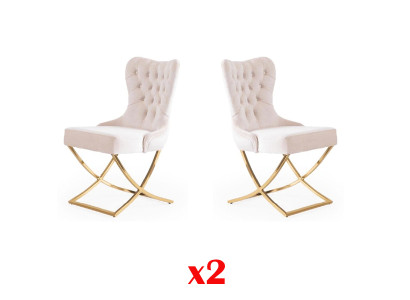Conjunto de cojines de asiento para sillas modernas de comedor 2x sillas grupo de cocina