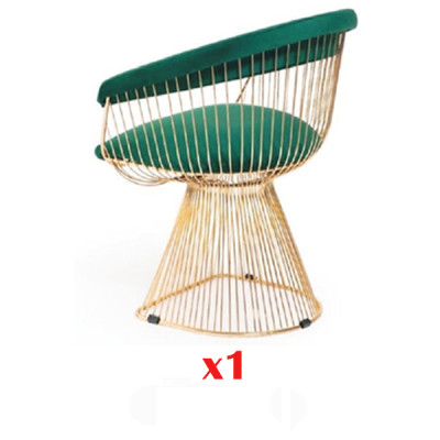 Silla de comedor con respaldo 1x Silla de respaldo textil de lujo Muebles de silla