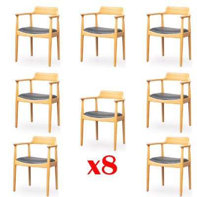 Juego de telas para comedor de 8 sillas de diseñador de cocina con tela tapizada.