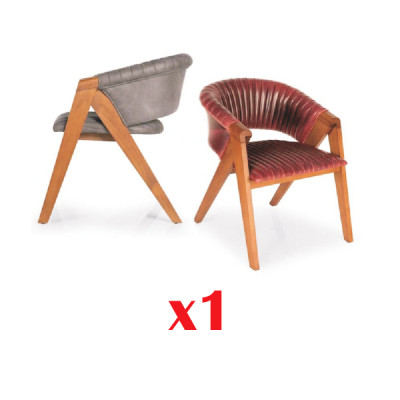 Diseño de silla de restaurante de comedor 1x sillas grupo de sillones de tela textil