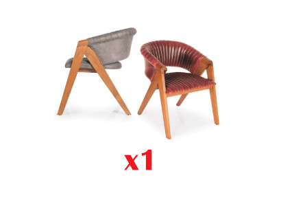 Diseño de silla de restaurante de comedor 1x sillas grupo de sillones de tela textil