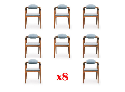 Conjunto completo de grupo de sillas 8 piezas conjunto de sillas de comedor