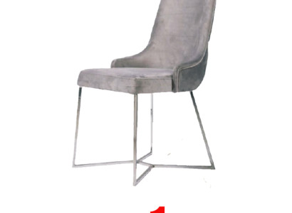 1x Silla Sillas Tapizado Textil Moderno Diseñador Sillón de lujo Comedor