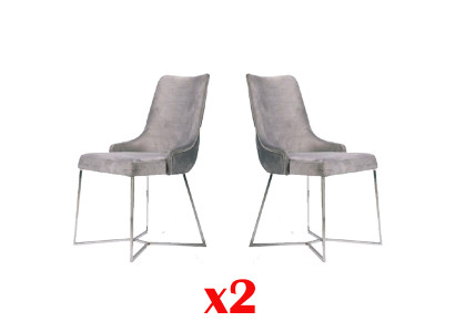 Conjunto de sillas 2x Conjunto de sillones con respaldo acolchado Grupo de sillas de hotel