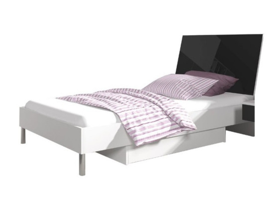 Conjunto de 2 piezas para habitación infantil Cama alta Armario Lacado juvenil Muebles nuevos