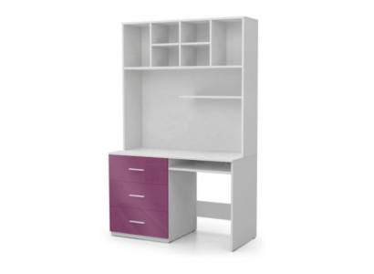 Escritorio de alto brillo morado mesa oficina habitación infantil juvenil mesas nuevas