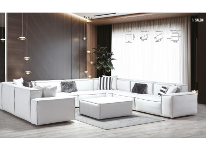 Taburete Blanco Salón Elegante Mueble Lujo Diseño Estilo Italiano