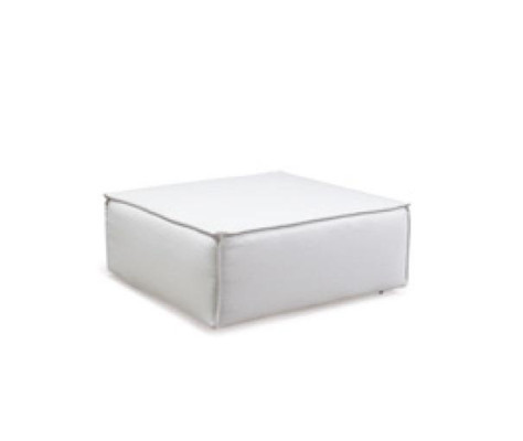 Taburete Blanco Salón Elegante Mueble Lujo Diseño Estilo Italiano