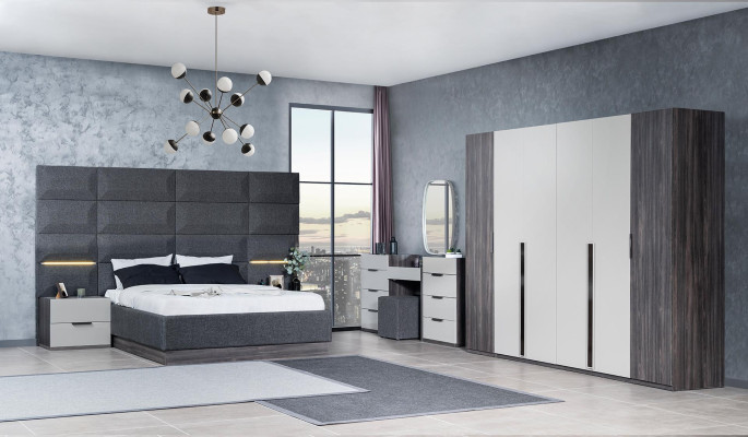 Cama Cama doble Camas Muebles Mobiliario Nuevo Diseño de muebles Brillo dormitorio