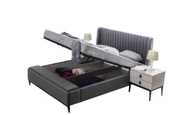 Diseño Consola 2x Mesitas de noche Mesas auxiliares Dormitorio Madera Consolas Nuevas