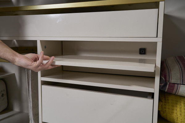 Armario Armario de lujo de madera Muebles de diseño de lujo Dormitorio de lujo