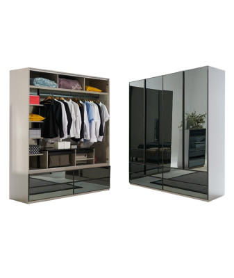 Armario Armario de vidrio Armario de dormitorio Madera Armarios modernos Muebles Nuevos