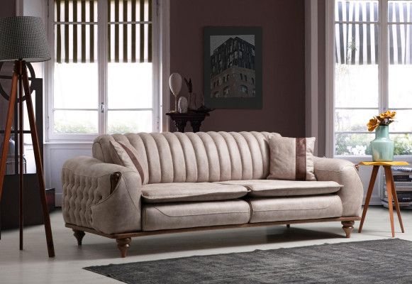 Chesterfield juego de sofás cojín de asiento sofá sofás muebles tela textil