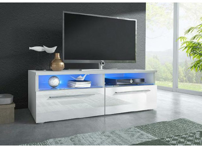 Mueble de TV LED RTV Lowboard, aparador de televisión de pared de alto brillo TV Stand.